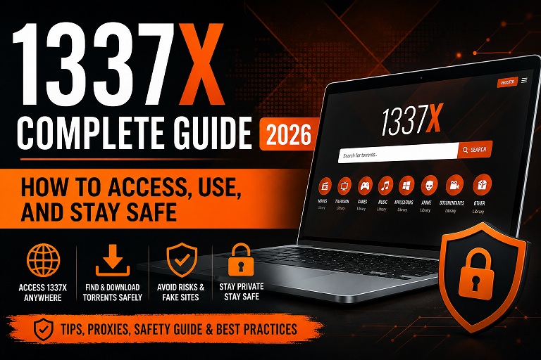 1337x Complete Guide 2026: How to Access, Use, and Stay Safe