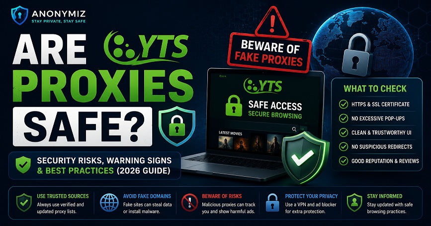 Are YTS Proxies Safe? Security Risks & Protection Tips (2026)