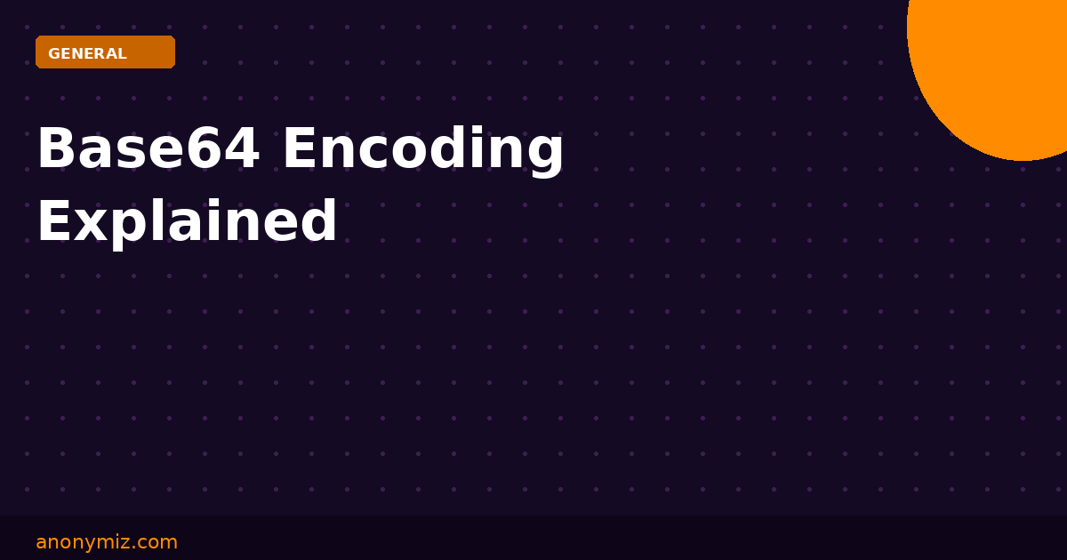 Base64 Encoding Explained: What It Is, How It Works, and When to Use It