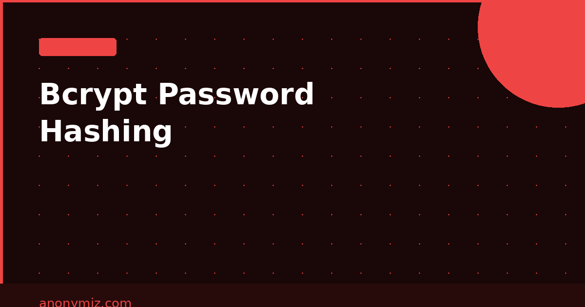 Bcrypt Password Hashing: Why It Is the Gold Standard for Password Security