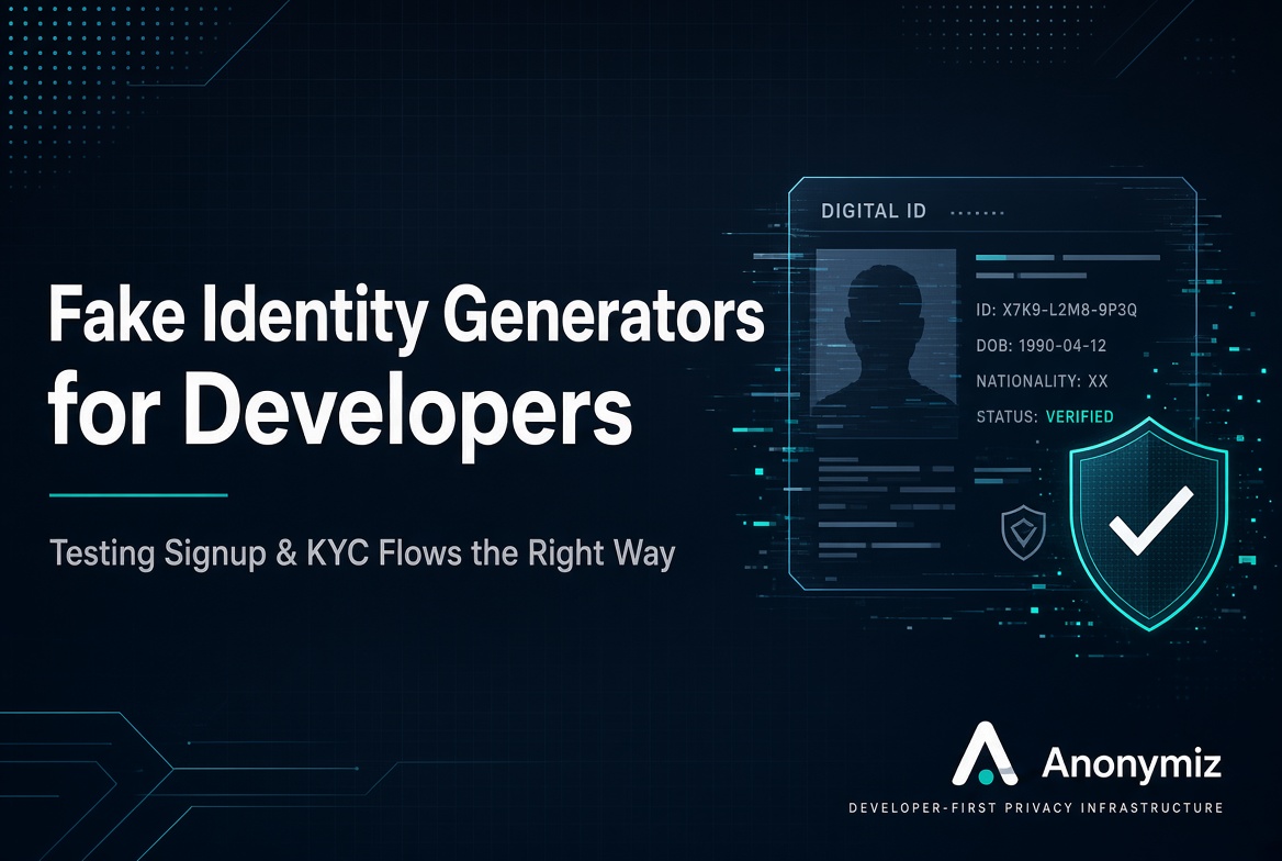 Fake Identity Generators for Developers: Testing Signup and KYC Flows the Right Way
