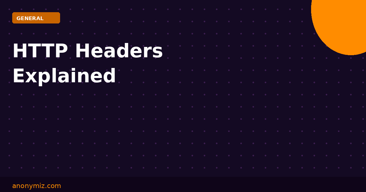 HTTP Headers Explained: What Your Browser Sends on Every Request