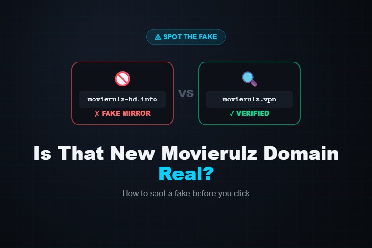 Is That New Movierulz Domain Real? How to Spot a Fake