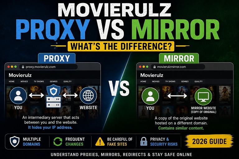 Movierulz Proxy vs Mirror: What's the Difference