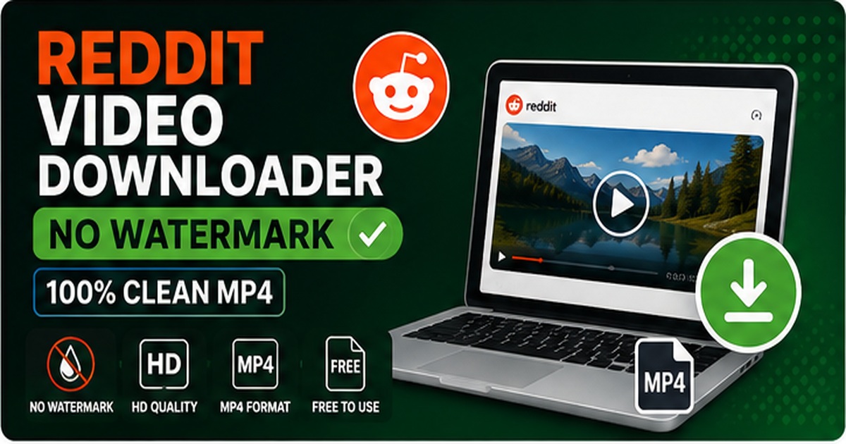 Reddit Video Downloader No Watermark – 100% Clean MP4