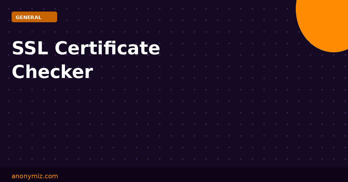 SSL Certificate Checker: How to Check and Monitor Your SSL Expiry