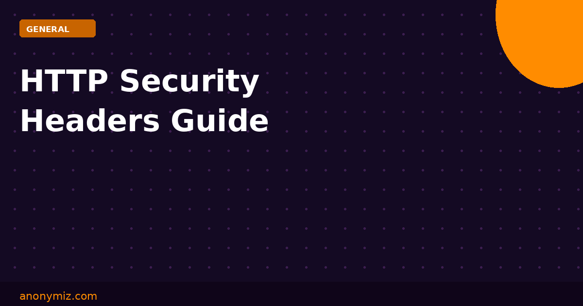 The Complete HTTP Security Headers Guide 2026